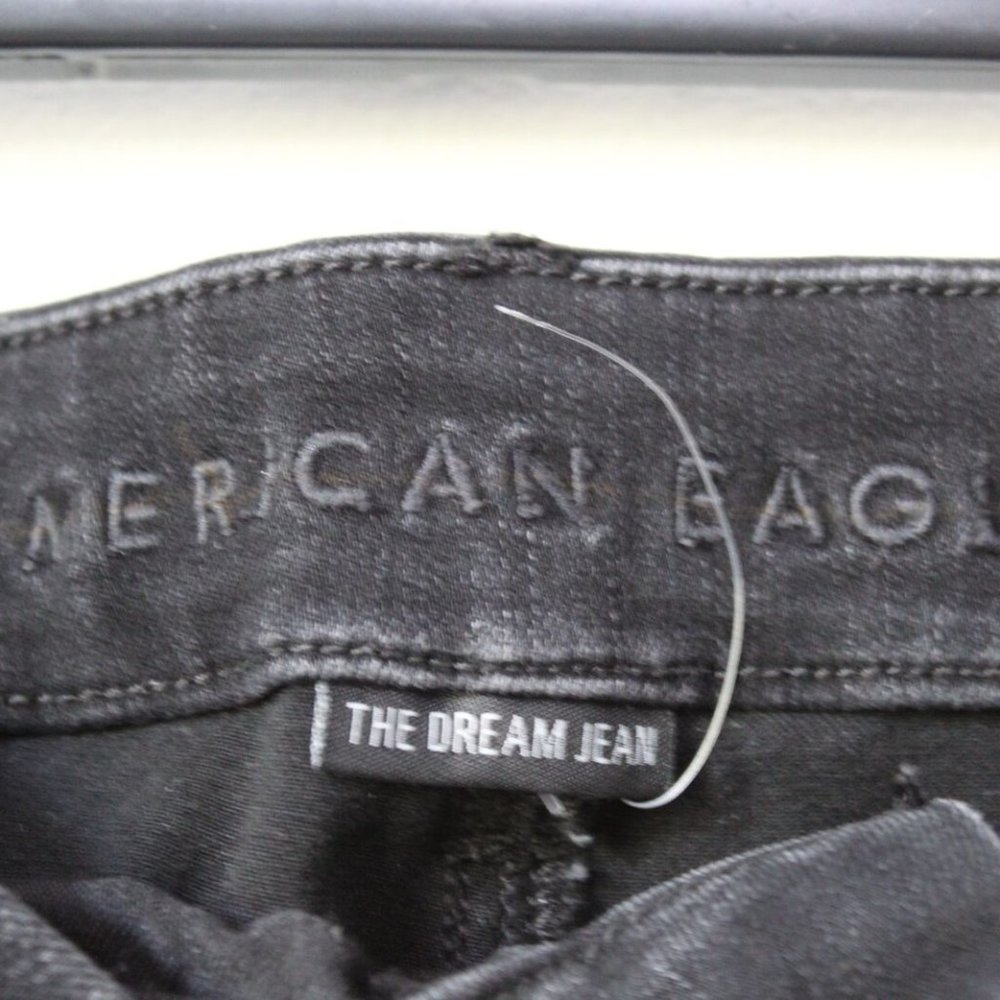 American Eagle Curvy Super Hi Rise Jegging Jeans Distressed Plus Size 24 H13693 - Picture 5 of 11